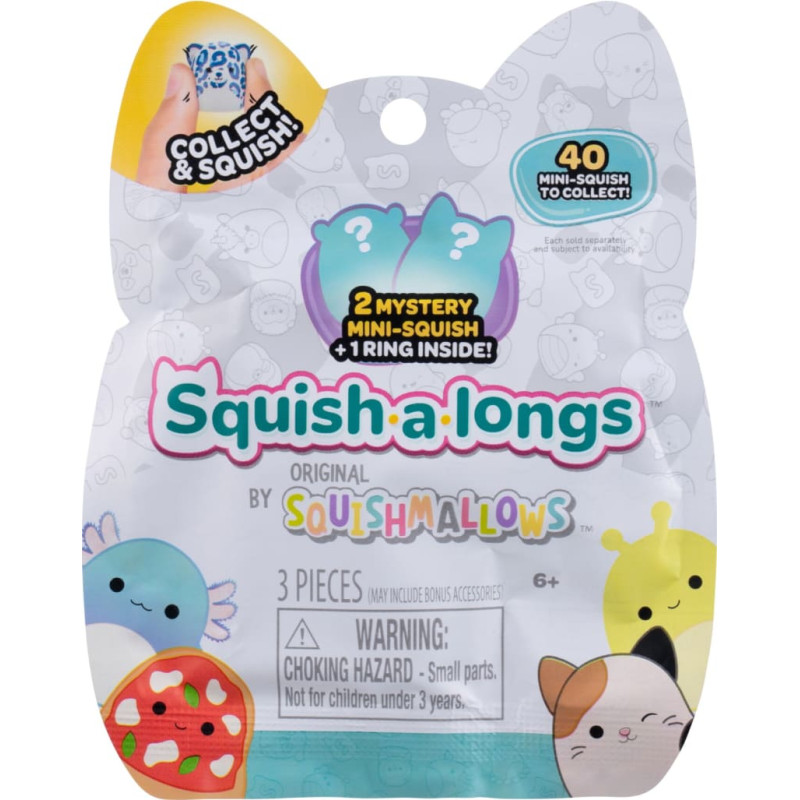 Squishmallows SQUISH-A-LONGS Фигурки-сюрприз, 2 шт, 2,5 cm