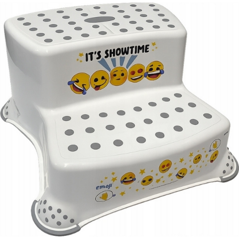Keeeper Двухъярусная скамейка Igor "Emoji Showtime" 40x37x21 см, белая.