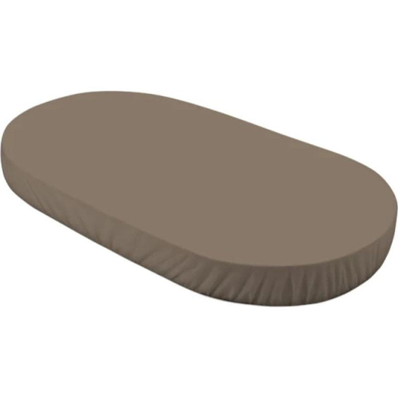 Waldin Prześcieradło bawełniane 124x73cm Taupe