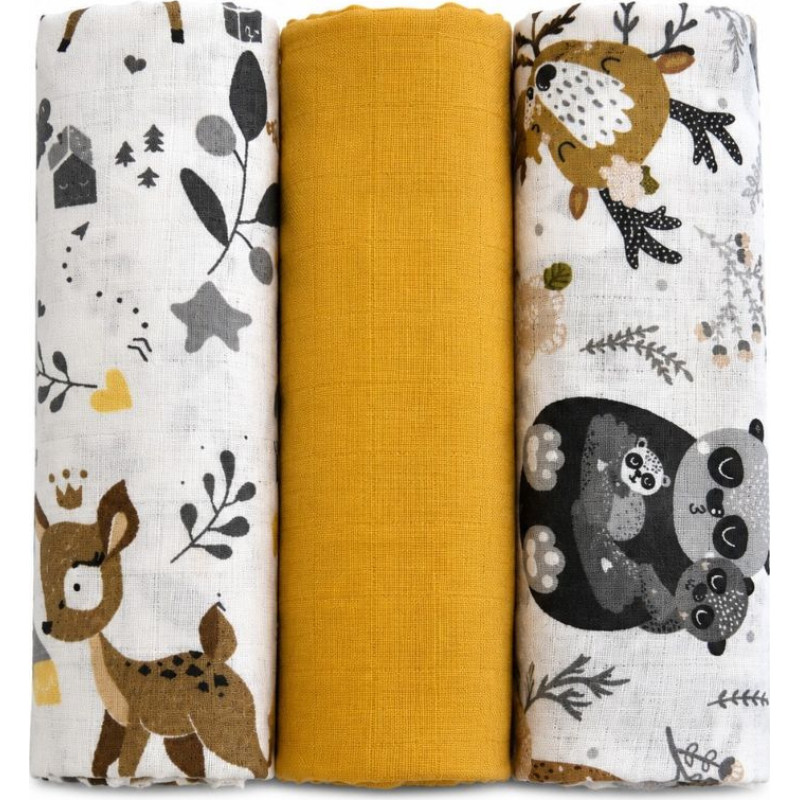 Ega Kids Diaper - SET - 2095 - MUSLIN - EGA - size 60x80 cm  - nr 82