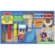 Melissa & Doug Melissa&Doug Deluxe Toolbelt Set Art.15174 Комплект деревянных инструментов