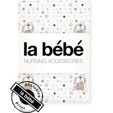 La Bebe ™ Cotton 100x135 Art.64289 Bunnies Детский хлопковый пододеяльник 100х135см