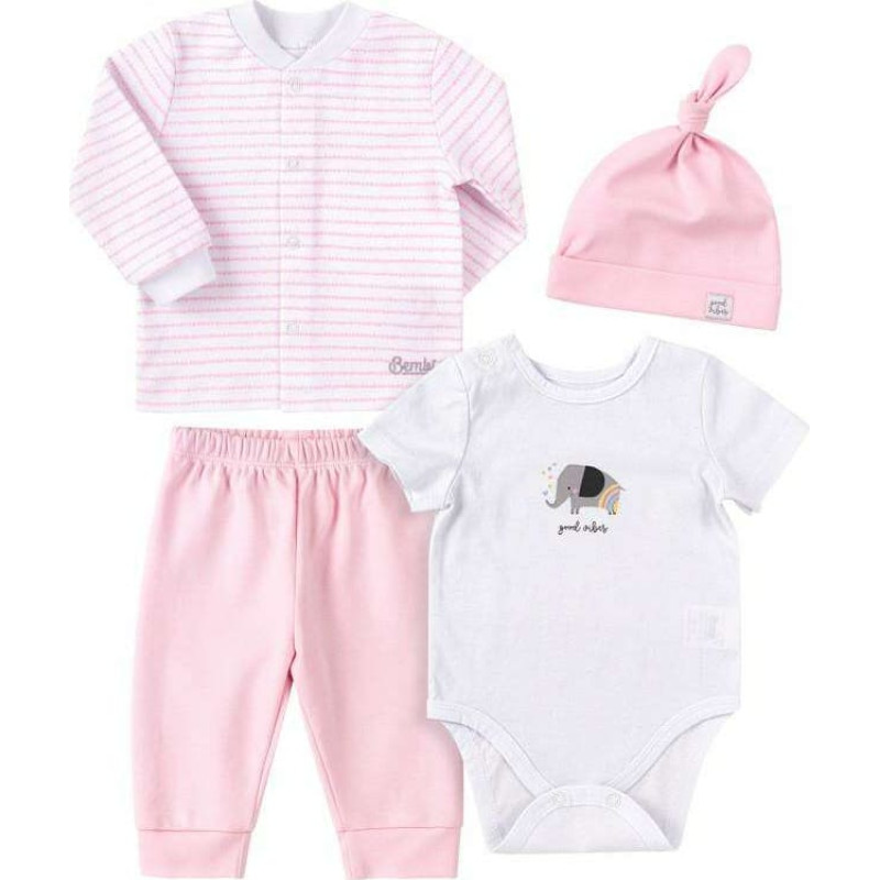 Bembi Baby Set Art.KP251-901 Детский комплектик из 4 частей 100% хлопок