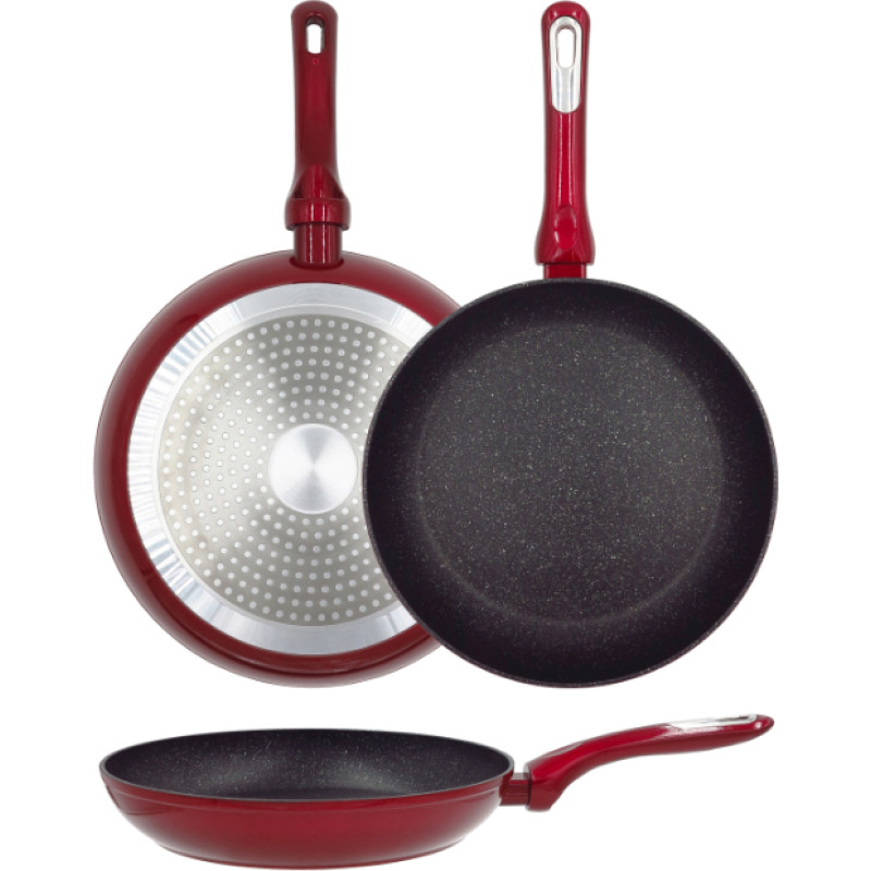 Newill Сковорода Cosmo Ø24см индукционная красная с протектором