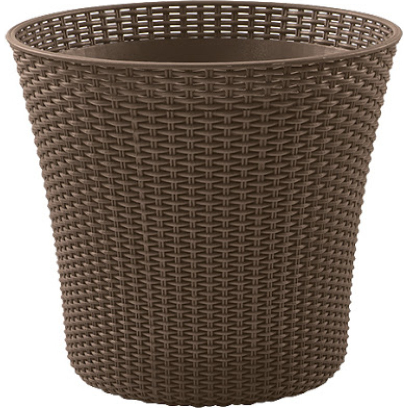 Keter Горшок для цветов Conic Planter 56,5L коричневый