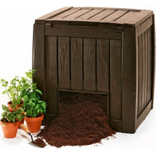 Keter Ящик для компоста Deco Composter With Base 340L коричневый