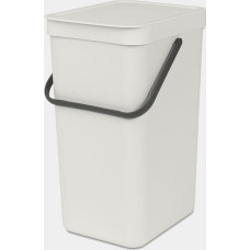 BRABANTIA мусорный бак Sort & Go, 16L, Light Grey