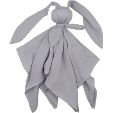 Baby In World BABY 01081 Pielucha muślinowa Hug Me Bunny szary