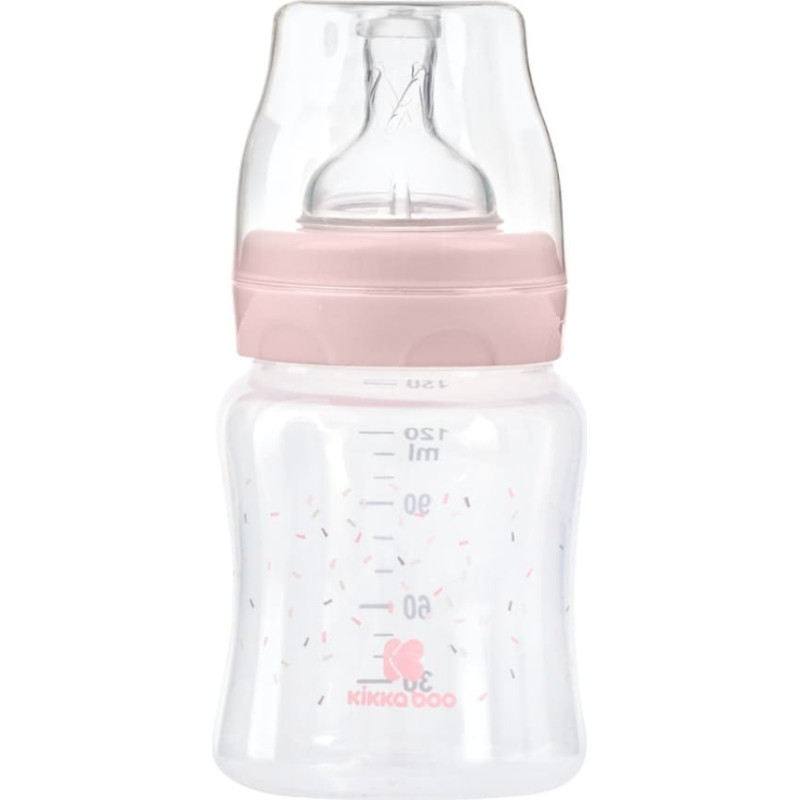 PP feeding bottle 120ml Hippo Dreams Pink