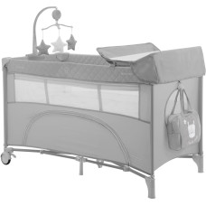 Baby cot 2 levels Nighty Night Grey