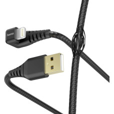 Hama 00187221 Gamer Charging/Data Cable, USB-A - Lightning 1.5m, Black