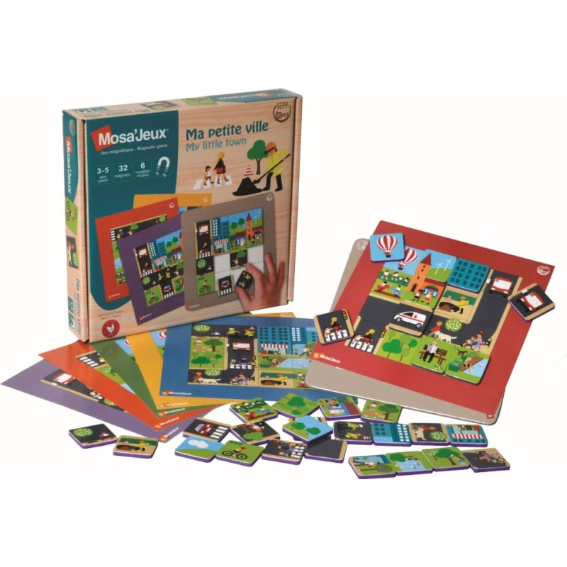 Sepp Magnetic game My little town, 3-5