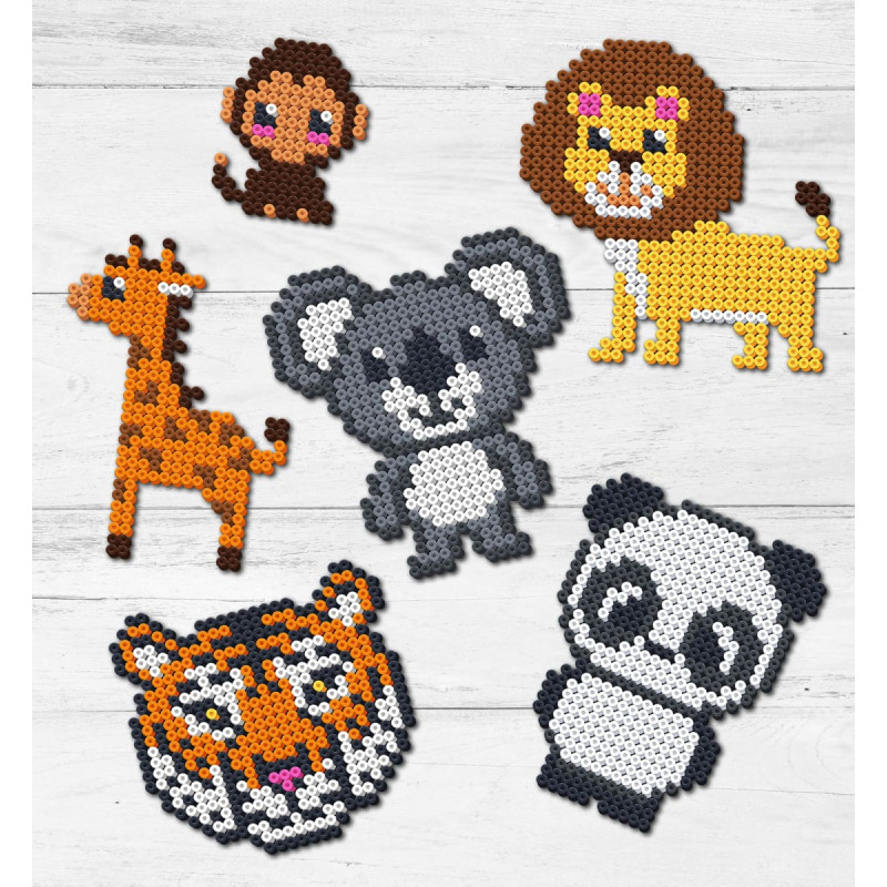 Splat Planet pixel art Iron on beads, Animal