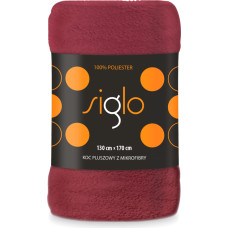 BLANKET SIGLO 130X170 BURGUNDY 240g/m2 POLYESTER