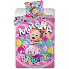 BEDDING SET MASHA AND THE BEAR 043 140X200+70X90 COTTON.