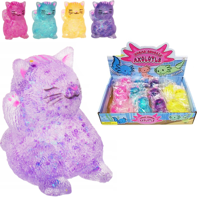 KOTEK GNIOTEK BROKATOWY DO ŚCISKANIA