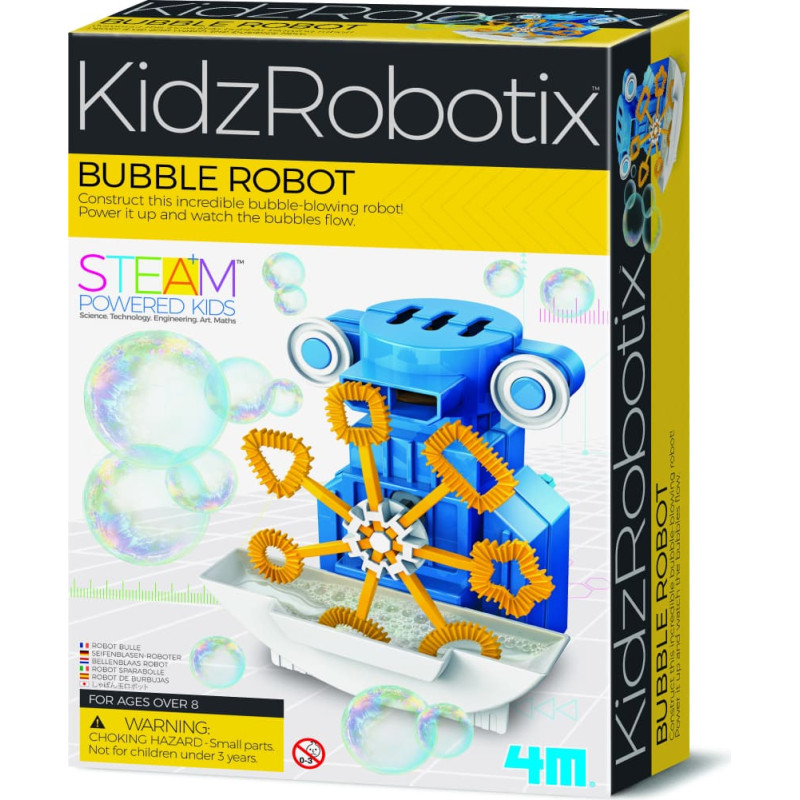 4M KidzRobotix Набор для творчества Робот для мыльных пузырей