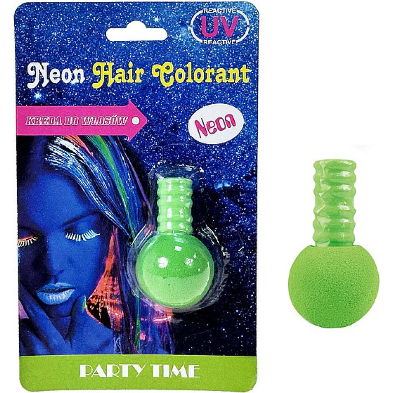 617643 – мел для волос, неоново-зелёный