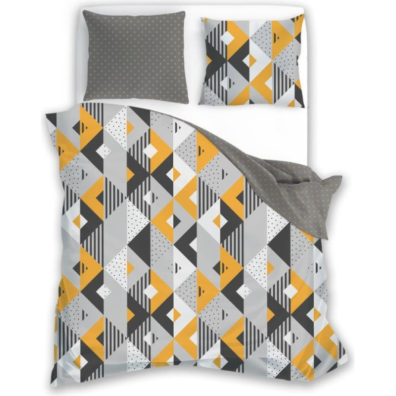 POŚCIEL KPL.140X200+70X90 PURE FLANNEL 007 FLANELA BAW.