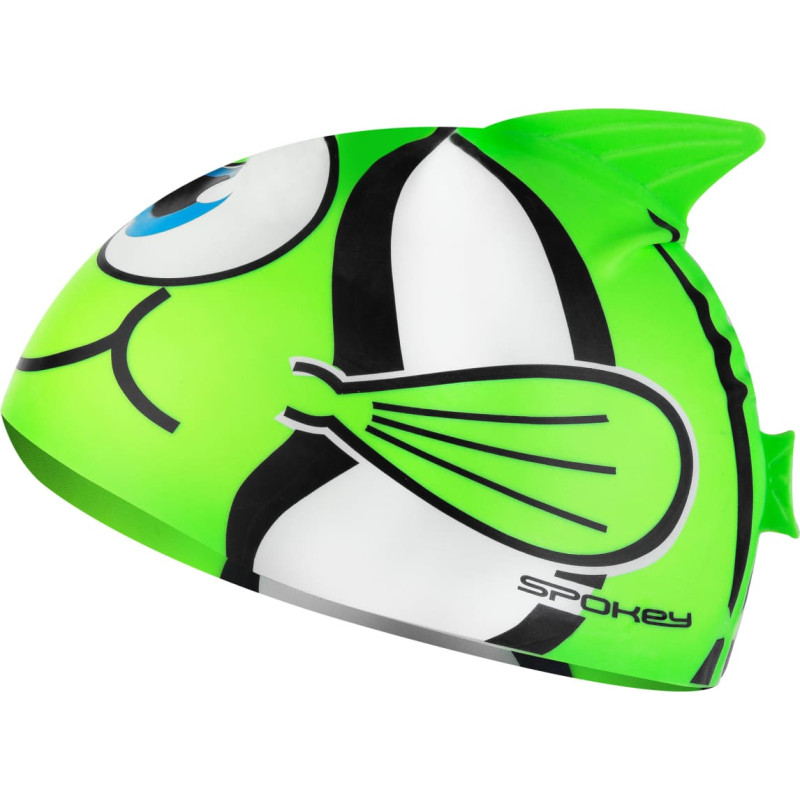 Spokey Silicone swimming cap green Spokey RYBKA MARLIN