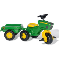 Rolly Toys 052769 Трактор Rolly-Kid John Deere трёхколёсный с прицепом