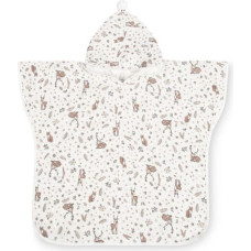 Sensillo пончо для ванны — муслин BUNNIES, белое