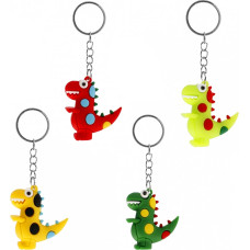 BRELOK DINOZAUR GUMOWY 12 SZTUK