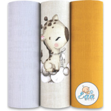 Ega Kids Diaper - SET - 15012 - MUSLIN - EGA - size 60x80 cm  - nr 60