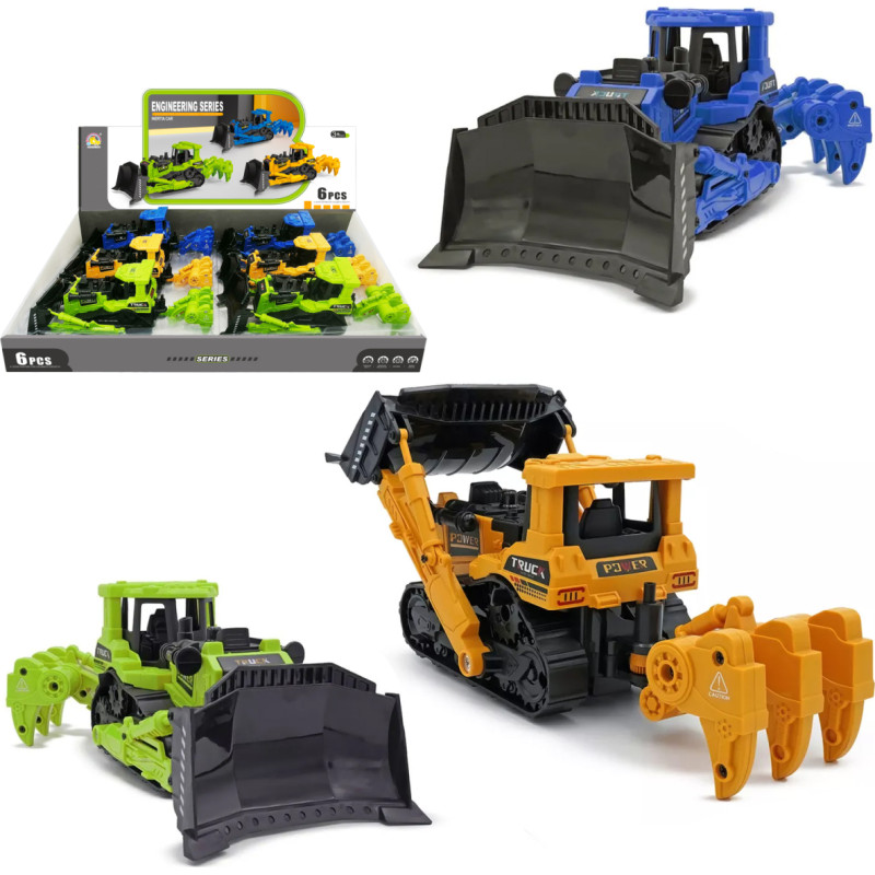 POJAZD BUDOWLANY SPYCHACZ 3 KOLORY