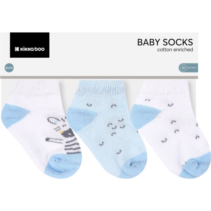 Baby summer socks Stripy Friends 0-6m