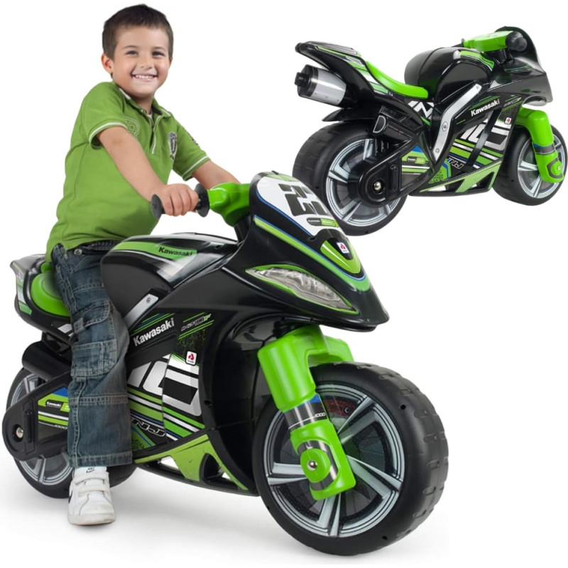 Injusa Jeździk Pchacz Motor Biegowy Winner 750 Jeździk Kawasaki Ninja &ndash; Sportowy Motor Dla Dzieci