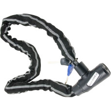 Bottari Велозамок "PREMIUM SECURITY", &Oslash;8x1000мм, черный с отражателем