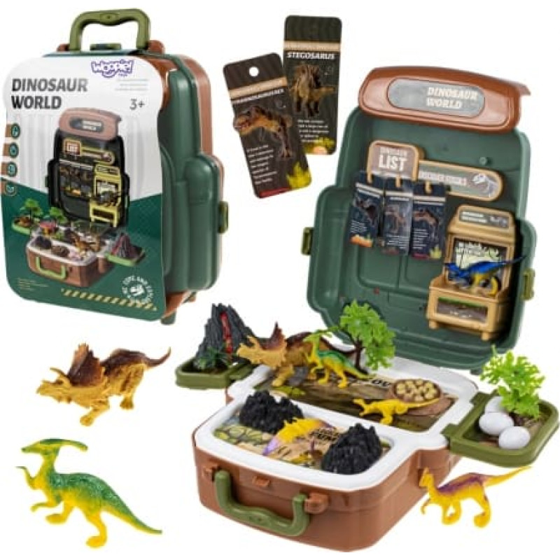 Woopie 57093 Walizka Dinosaur World - edukacyjny zestaw