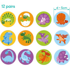 Dodo Настольные игры Мемо игра Динозавры