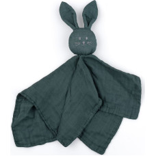 Petite&Mars 416817 Bambusowa muślinowa przytulanka Hugo Misty Green