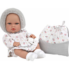 Arias baby doll with a gray hat, 30 cm