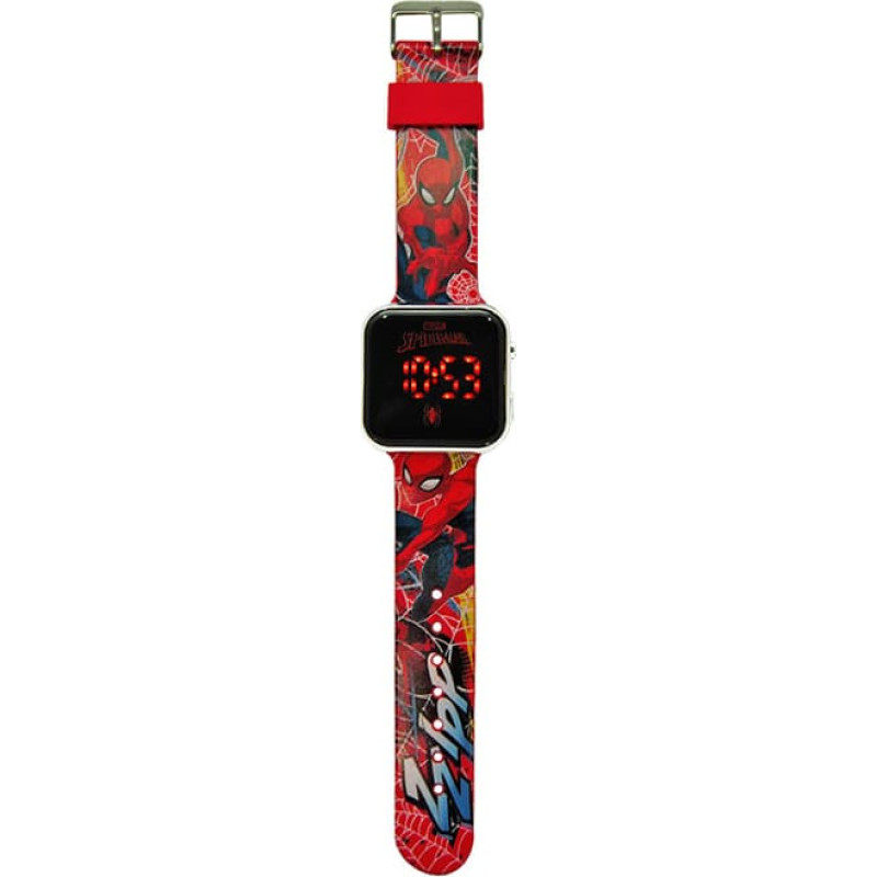 Kids Euroswan - Akcesoria Licencyjne LED WATCH SPIDERMAN