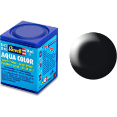 Revell акриловая краска black, silk