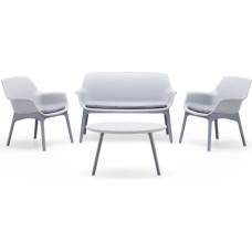 Bica Комплект садовой мебели Luxor Lounge Set белый/серый