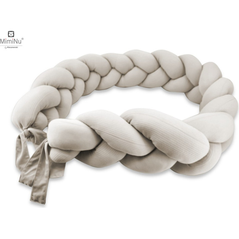 Miminu KIECZMERSKI Ochraniacz - warkocz MIMINU SOFT 220-240cm beż