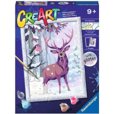 Ravensburger Раскраска с блёстками 18x24 см CreArt Праздничные друзья