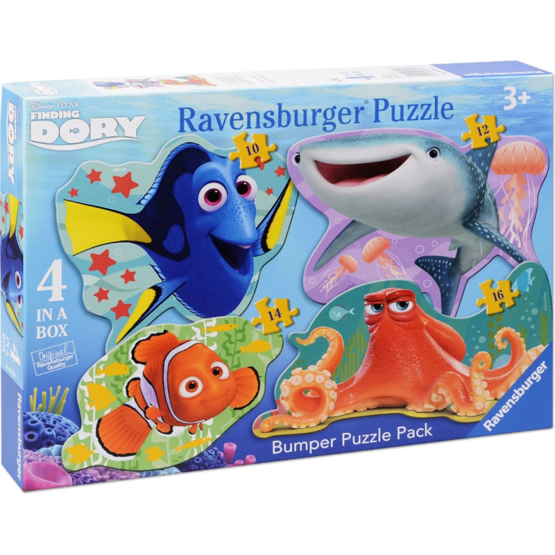 Ravensburger Пазл фигурный, 4 в 1 В поисках Дори