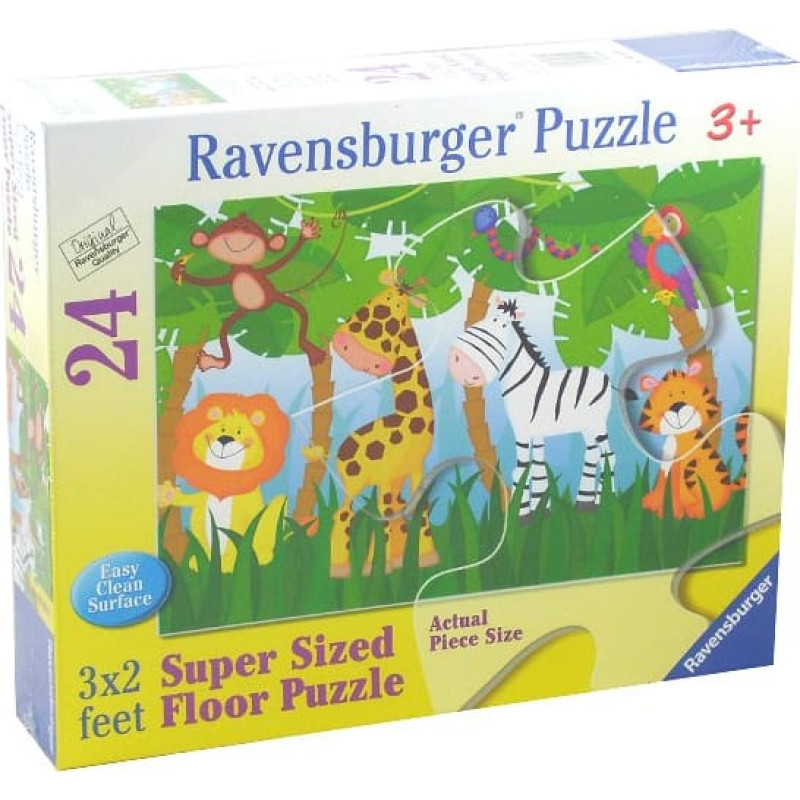 Ravensburger Напольный пазл, 24 эл. В джунглях