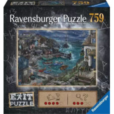 Ravensburger Пазл Escape, 759 деталей: Опасная гавань (12+)