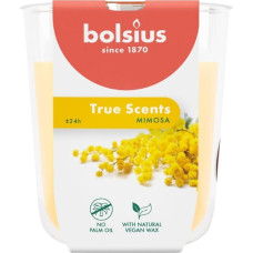 Bolsius Ароматизированная свеча в стеклянной баночке True Scents &Oslash;80x73 мм, цвет мимоза