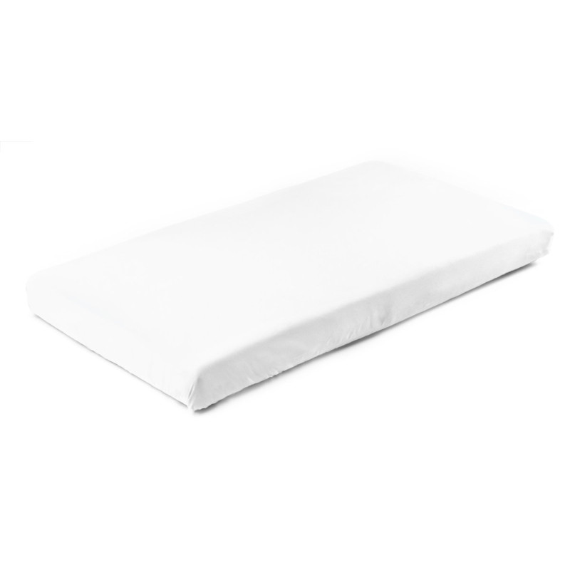 Miniania Palags jersī ar gumiju 160x80 cm WHITE (4211)