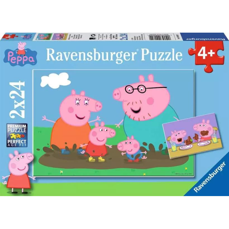 Ravensburger Пазл 2x24 элемента Пеппа