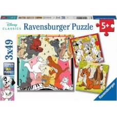 Ravensburger Пазл 3x49 элементов Весёлые животные Дисней