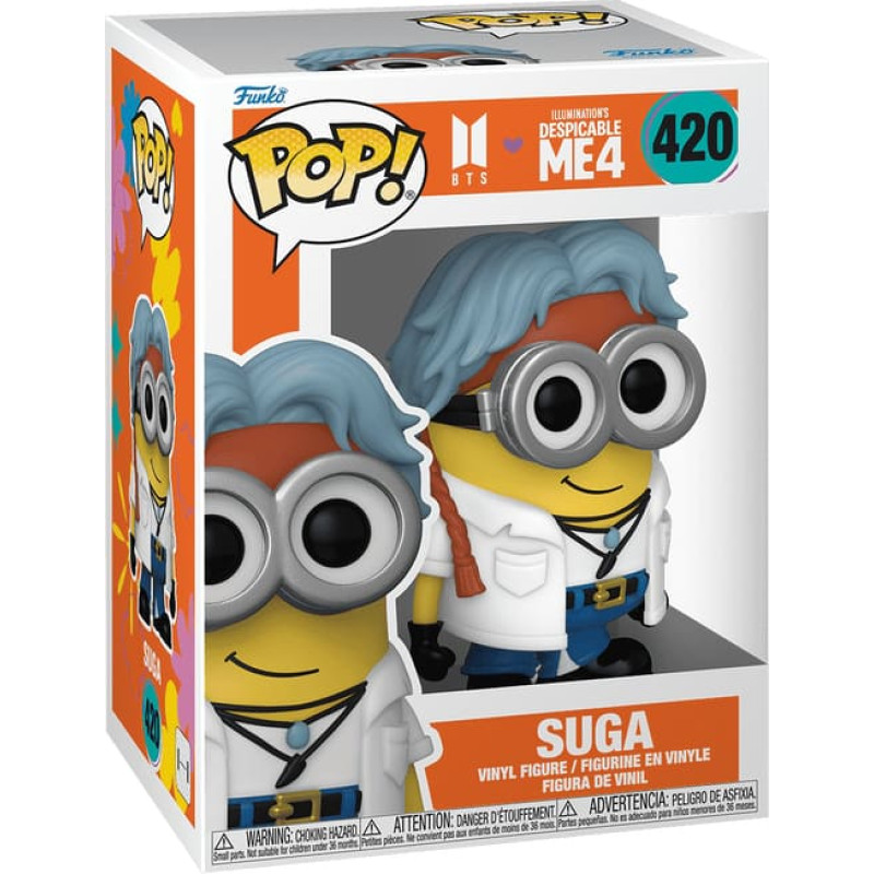 Funko POP! Vinyl: Фигурка: BTS x Despicable Me 4 - Suga