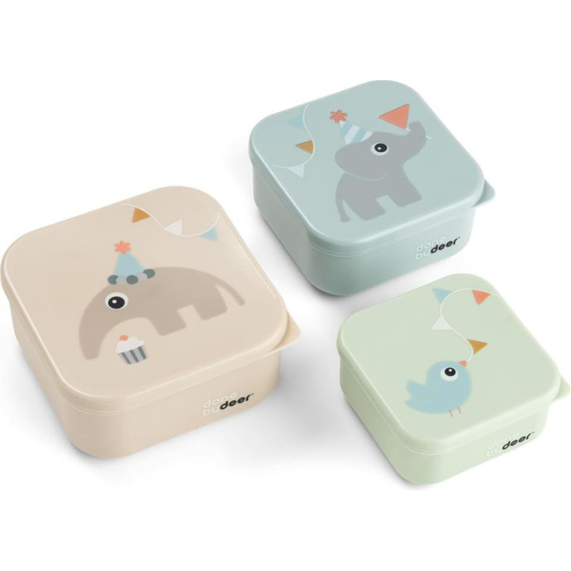 Done By Deer snack box set 3 pcs Celebration